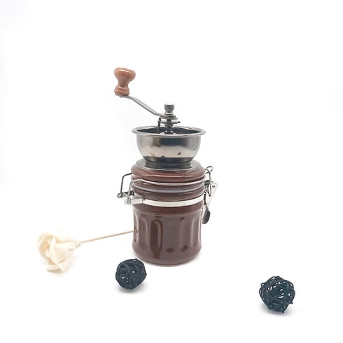 Mini Adjustable Ceramic Base Manual Coffee Grinder